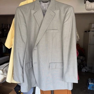 Joseph & Feuds Gold Suit Jacket Gray 50R STELLAR Condition - Bild 1 von 7