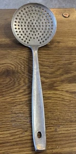 Vintage Aluminum Wok Strainer Skimmer 12" Taiwan - Picture 1 of 6