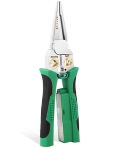 8 In 1 Wire Stripper, Wire Stripping Tool with Voltage Tester, Cable Cutters ... - Picture 1 of 9