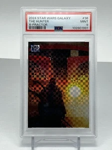 2024 Topps Star Wars Galaxy 36 The Hunter X-Fractor PSA 9 Mint - Picture 1 of 2