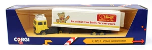 Corgi C1231 Volvo Globetrotter Semi Steiff Animals Mint/ Box 1985 1:64 England - Picture 1 of 3