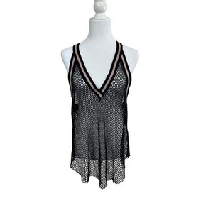 Free Swingy People Mesh Tank Top NWT - Picture 1 of 9