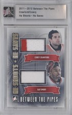2011-12 ITG Between the Pipes Prize He Shoots Saves /20 Corey Crawford Ray Emery