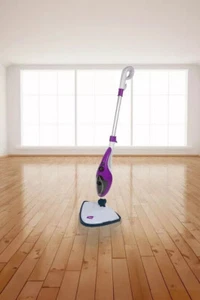 Neo 10 in 1 1500W Hot Steam Mop Cleaner and Hand Steamer - Purple and White - Picture 1 of 2