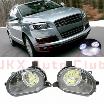 2Pcs Front Bumper LED Driving Lamps Fog Lights For Audi Q7 2006 2007 2008 2009 c - Image 1 of 4