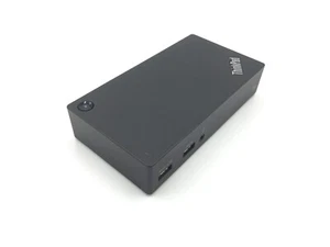 Lenovo USB 3.0 Pro Dockingstation DP RJ45 DVI 40A70045US 03X6897 kein Netzadapter - Bild 1 von 3
