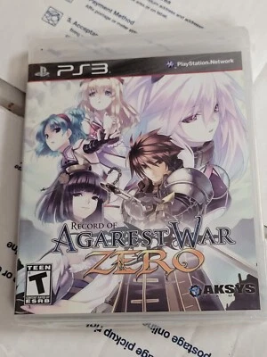 Record of Agarest War Zero (2011) New Factory Sealed USA Playstation 3 PS3 - Image 1 of 4