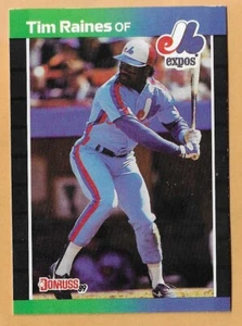 TIM RAINES MONTREAL EXPOS #97 - DONRUSS NM-MT 1989 - Foto 1 di 2