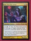 Magic The Gathering COMMANDER NIN THE PAIN ARTIST blue/red card MTG