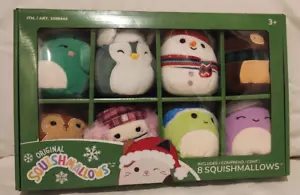 Neu im Karton 8 Stück Squishmallows Christmas Holiday Edition Original - Bild 1 von 2