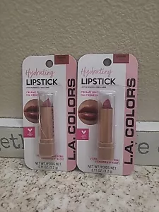 2pk LA COLORS SWAY C68666 CREAMY FINISH HYDRATING VITAMIN E 24H COLOR LIPSTICK - Picture 1 of 4