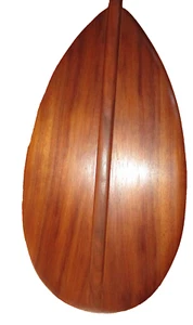 Vintage Hawaii Koa Holz Kanu Paddel 60" Länge 12" Breite x 24" Länge Paddelbereich - Bild 1 von 10