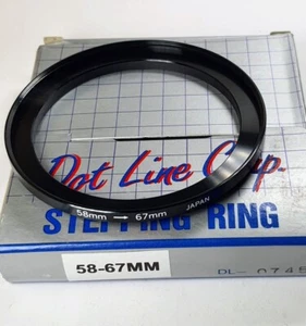 58-67mm Metal Step Up Lens Filter Converter Adapter Ring 58mm-67mm  E58-E67 - Picture 1 of 6