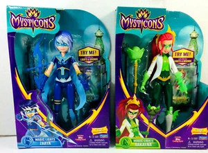MYSTICONS MAGIC LIGHTS ARKAYNA ZARYA ACTION FIGURES NICKELODEON TOYS SET OF 2 - Picture 1 of 5