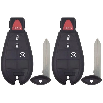 2 para Dodge Ram 1500 2500 3500 2009 2010 2011 2012 llavero arranque remoto motor Foto 1 de 4