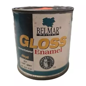 Belmar Enamel Quick Dry Paint Gloss Light Gray 8-Ounce 1/2 Pint Oil Base. new - Picture 1 of 2