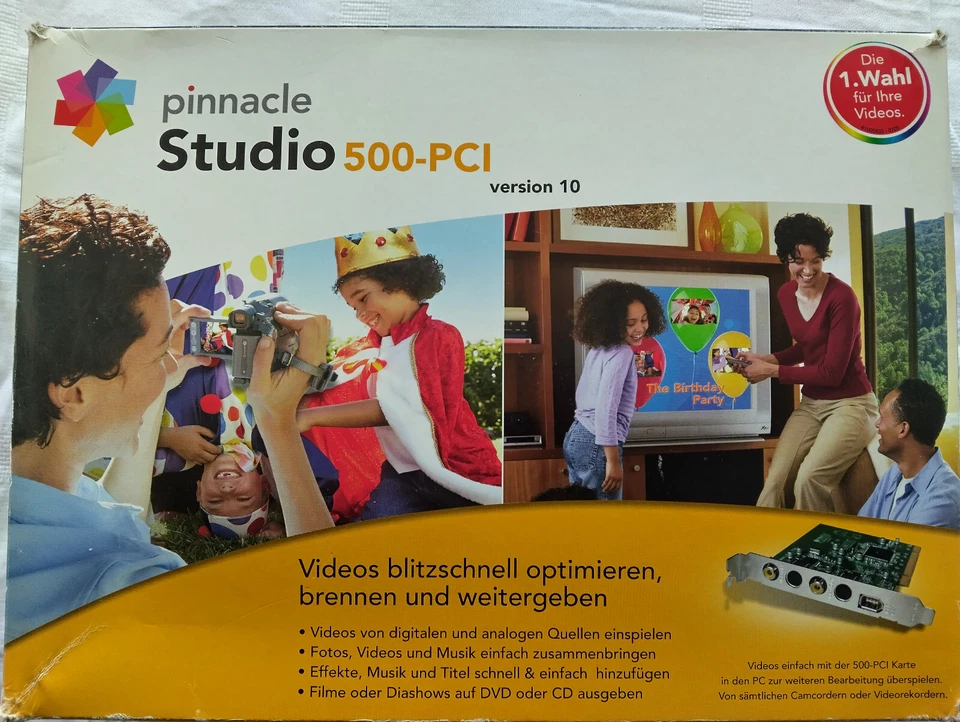 Pinnacle Studio 500-PCI intern - Bild 1 von 4