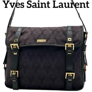 Borsa a tracolla Yves Saint Laurent borsa diagonale viola usata 202505M - Foto 1 di 17