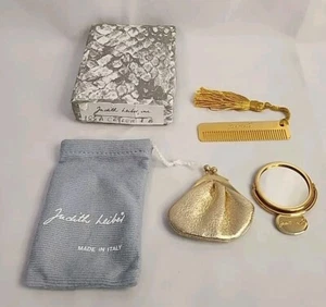 Set accessori borsa Judith Leiber - mini frizione, pettine e specchio - Foto 1 di 7