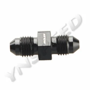 US SHIP -3AN AN3 Male to AN-3 Male Straight Aluminum Fuel Fitting Adapter Black - Picture 1 of 7