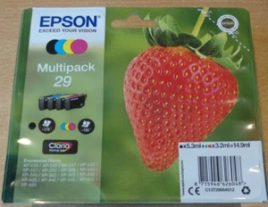 Cartuchos de tinta GENUINOS EPSON 29 Multipack T2986 FRESA ORIGINALES fecha 2027 - Imagen 1 de 1