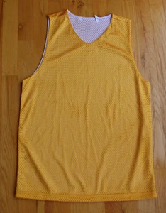 NWT – Youth Reality Check Sports yellow mesh short sleeve tank top (YM) - Picture 1 of 3