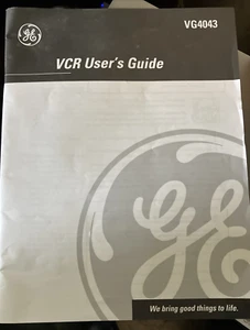 GE VG4043 VCR User's Guide Manual - Picture 1 of 2