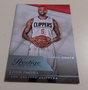 2015-16 PANINI PRESTIGE LIGHT BLUE BONUS SHOTS PARALLEL #6 JOSH SMITH CARD 