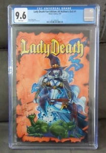 Lady Death All Hallows Evil #1 Fan Edition Chaos Overstreet 1997 CGC 9.6  - Picture 1 of 4