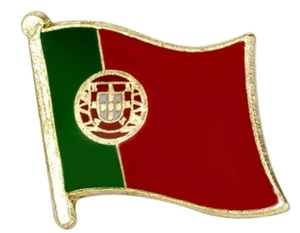 Portugiesische Flagge - Portugal Flagge Pin Anstecker - Bandeira de Portugal - Portofrei - Bild 1 von 2