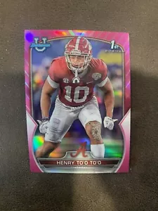 Henry To’o To’o 2022 Bowman Chrome 1st Pink Refractor - Picture 1 of 2