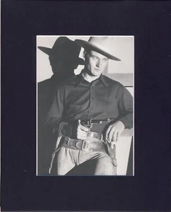 8X10" Matted Print Picture Art John "Duke" Wayne, The Telegraph Trail, cir. 1933 - Picture 1 of 1