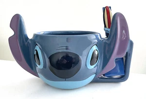 Disney Lilo & Stitch - Stitch Coffee Mug / Bowl with Spoon NEW - Picture 1 of 5