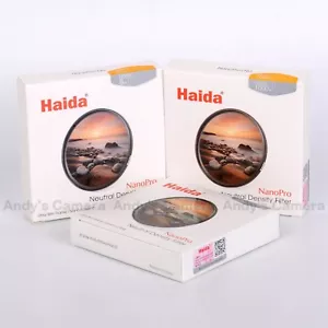 Kit de filtro de densidad neutra Haida 77mm NanoPro MC, ND 8x, 64x, 1000x. 3 6 10 Stop - Imagen 1 de 5