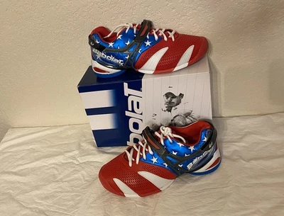 Babolat Propulse 3 Estrellas y Rayas Andy Roddick Juegos Olímpicos Talla 8.5 *SÚPER RARO* Foto 1 de 4