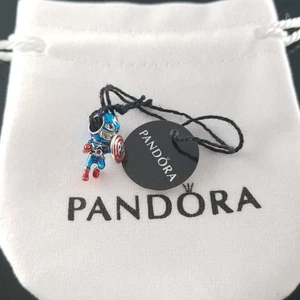 Marvel x Pandora The Avengers Captain America Silber Charm s925 ALE - Bild 1 von 10
