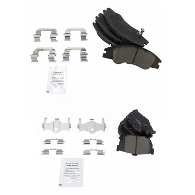 Kit de pastillas de freno de disco cerámicas delanteras y traseras para Kia Spectra y Spectra 5 nuevas Foto 1 de 4