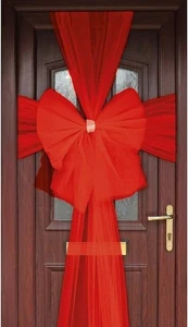 Decoración de arco de puerta prefabricado rojo de lujo - Imagen 1 de 1