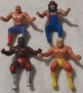 1986 WWF Titan Sports Thumb Wrestlers (4) Vintage Wrestling Toys - Bild 1 von 3