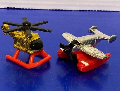 Micro Machines vintage 1996 Exploration Plane and Helicopter excellent condition - Image 1 of 4