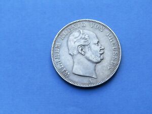 Taler  Preußen Vereinstaler 1862 Silber Original 18,41 Gramm 