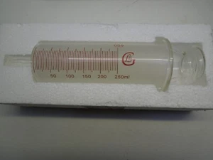 *NEW* 250 ML Glass Syringe Large sausage device Glass extractor Glass Injector - Picture 1 of 3