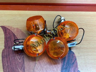 Señal de luz de giro Honda CD50 CD65 CD70 CL50 CL70 CL90 SS50 S90 CB100 4 PIEZAS Foto 1 de 4