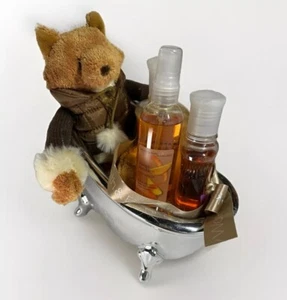 Bath & Body Works Pleasures Mango Mandarin Body Splash, Lotion, Wash Fox Tub Set - Picture 1 of 10