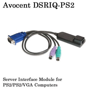 Avocent DSRIQ-PS2 Server Interface Module for PS2 / VGA Computers. Brand New