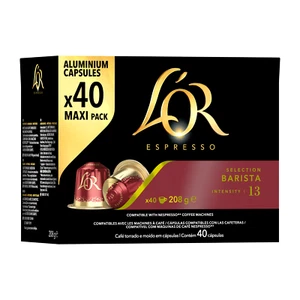 200 Capsule in Alluminio L'OR BARISTA compatibili Nespresso Intensità 13 LOR - Foto 1 di 1