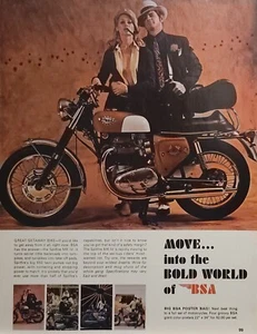 Pubblicità stampa moto originale BSA Spitfire MK IV 1968 - Foto 1 di 1