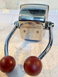 Morse Dual Handle Control, Red Knobs, Used. - Picture 1 of 6