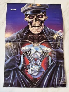 Jack Knight’s ‘Motor Heart’ Centerfold Art From Biker Magazine (Water Dmg) - Picture 1 of 1