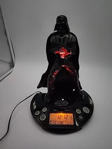 2011 Star Wars Darth Vader Alarm Clock Radio W/ Power Supply WORKS NO LightSaber - Picture 1 of 13